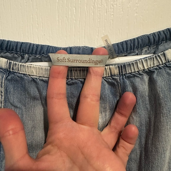 Soft Surroundings Blue Maxi A-Line Skirt - Picture 3 of 6